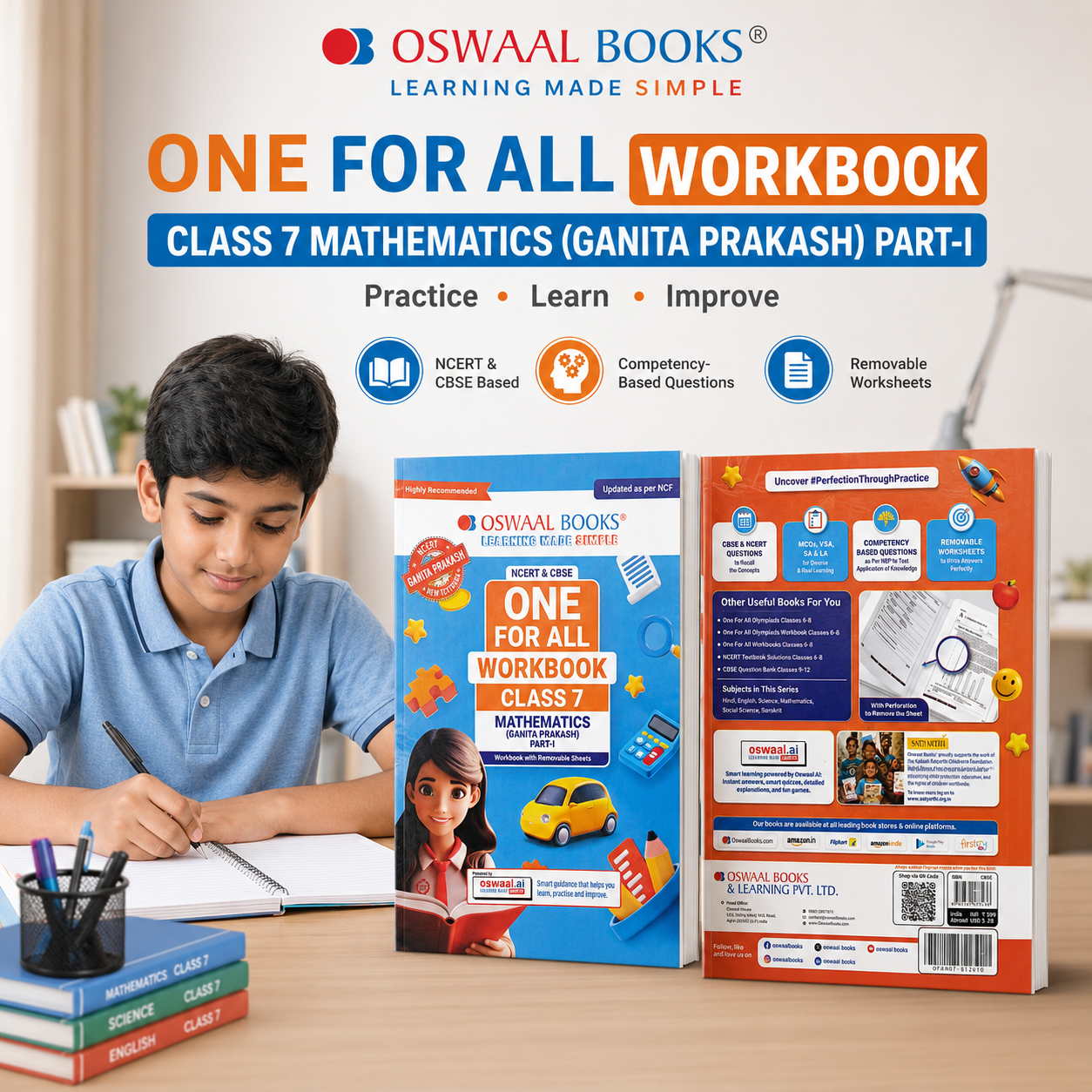 Oswaal One For All Workbook – Class 7 Mathematics - Image 5