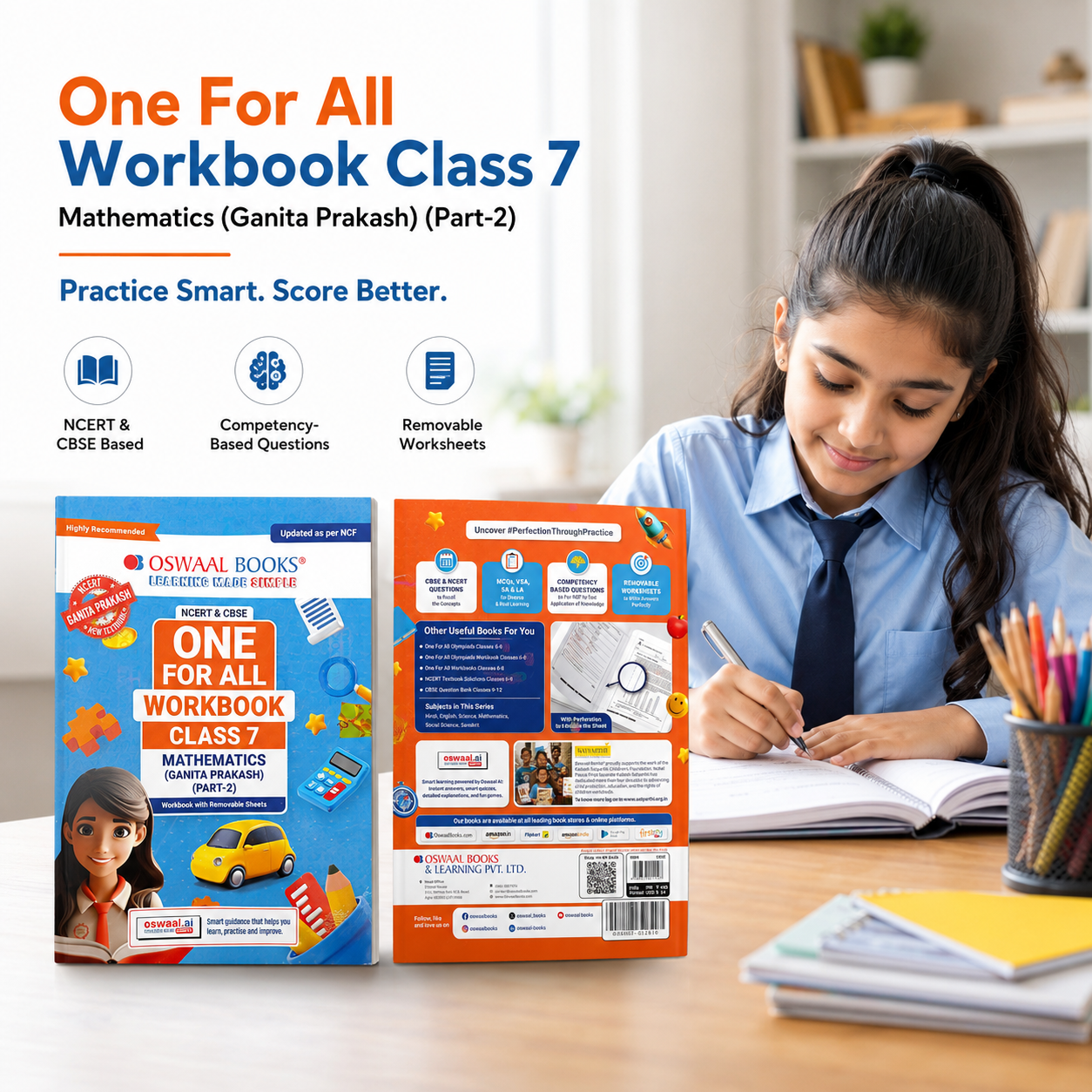 Oswaal One For All Workbook – Class 7 Mathematics (Ganita Prakash) Part-2 - Image 5
