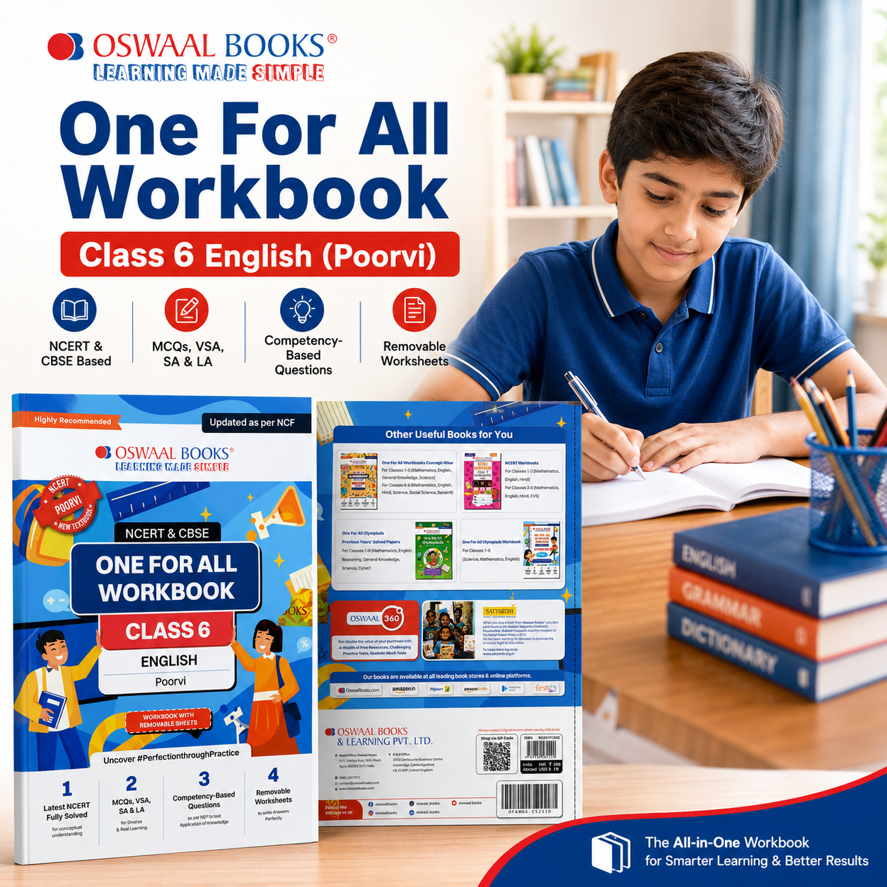 Oswaal One For All Workbook – Class 6 English - Image 5