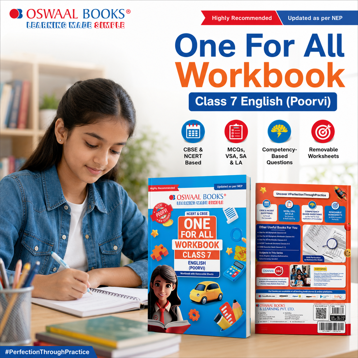 Oswaal One For All Workbook – Class 7 English - Image 5