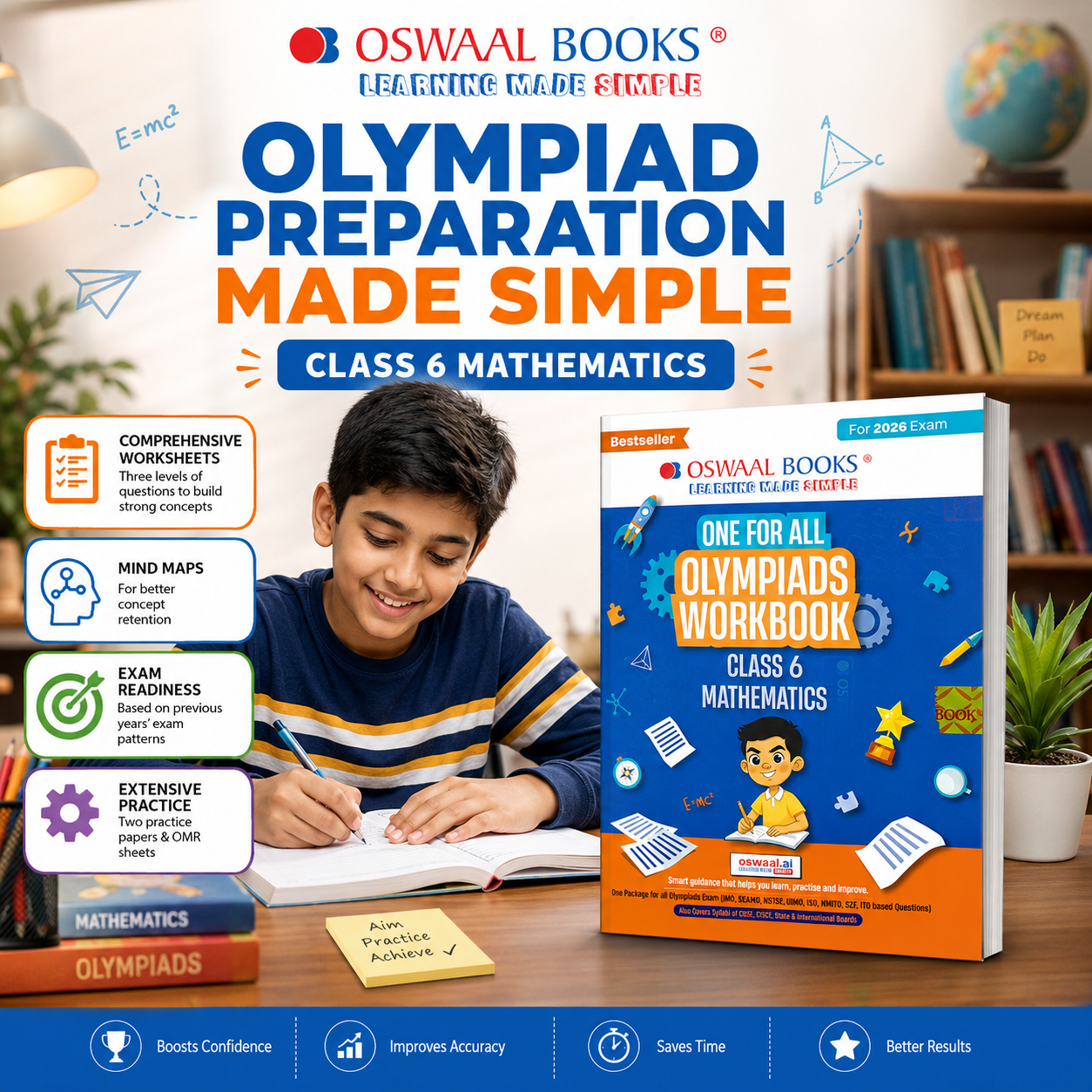 Oswaal One For All Olympiads Workbook – Class 6 Mathematics - Image 5