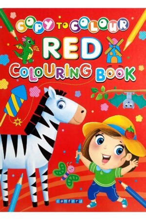 Copy to Colour – Red Colouring Book