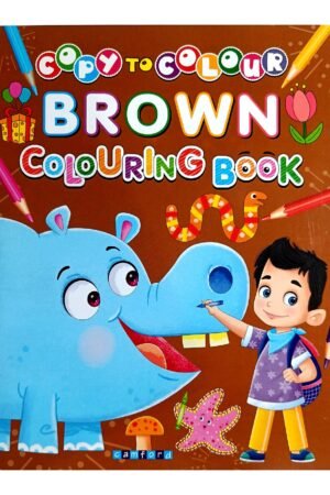 Copy to Colour – Brown Colouring Book