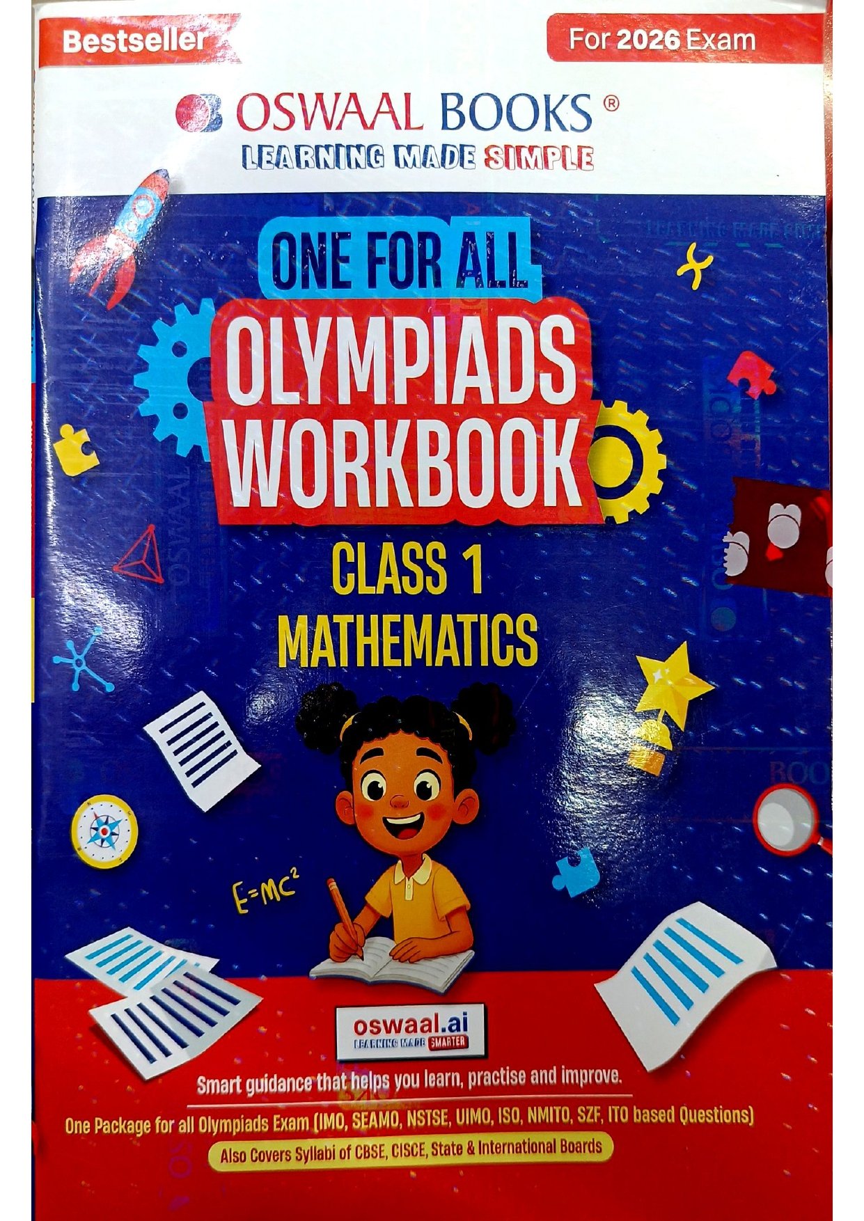 Oswaal One For All Olympiads Workbook – Class 1 Mathematics