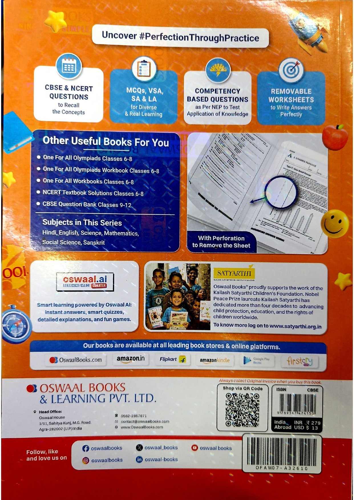 Oswaal One For All Workbook – Class 7 Science - Image 2