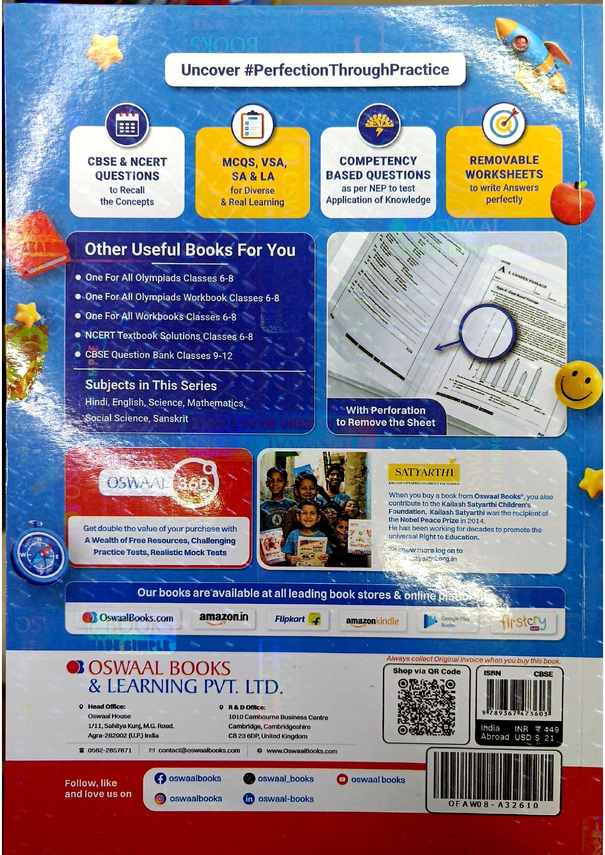 Oswaal One For All Workbook – Class 8 Science - Image 2