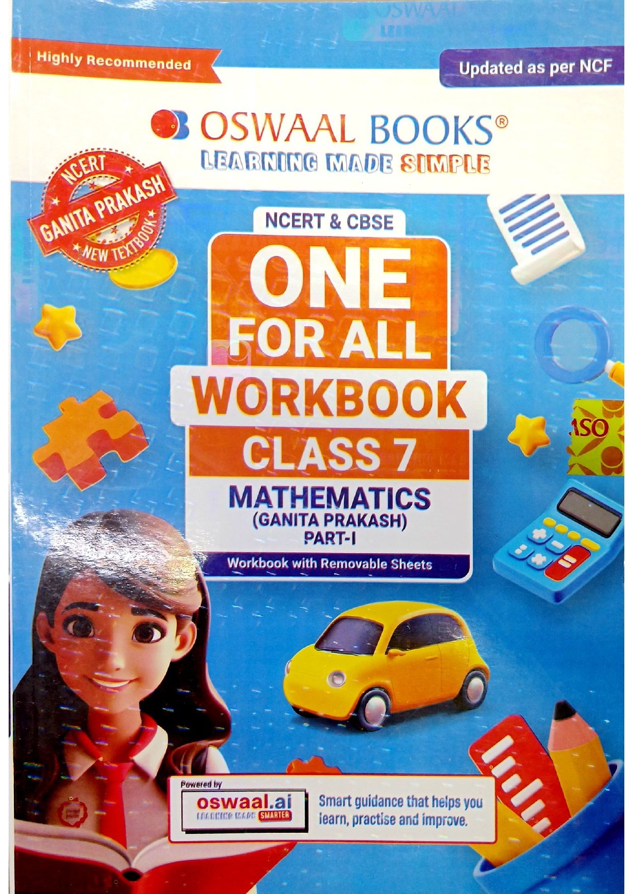 Oswaal One For All Workbook – Class 7 Mathematics