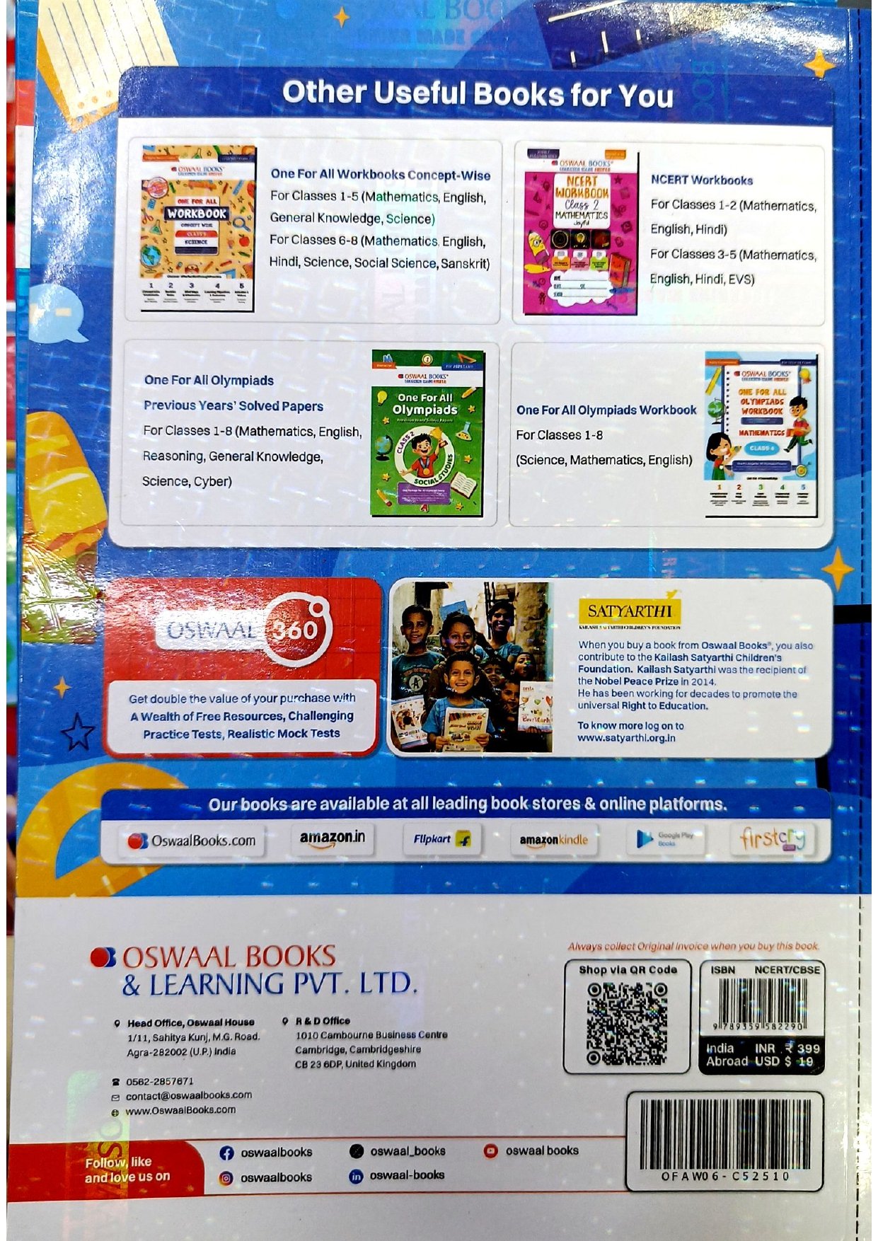 Oswaal One For All Workbook – Class 6 English - Image 2