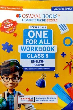 Oswaal One For All Workbook – Class 8 English (Poorvi)