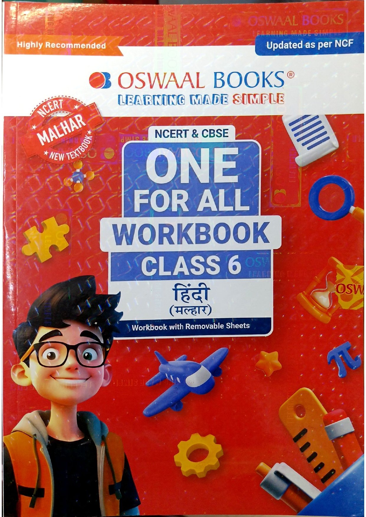 Oswaal One For All Workbook – Class 6 Hindi (Malhar)