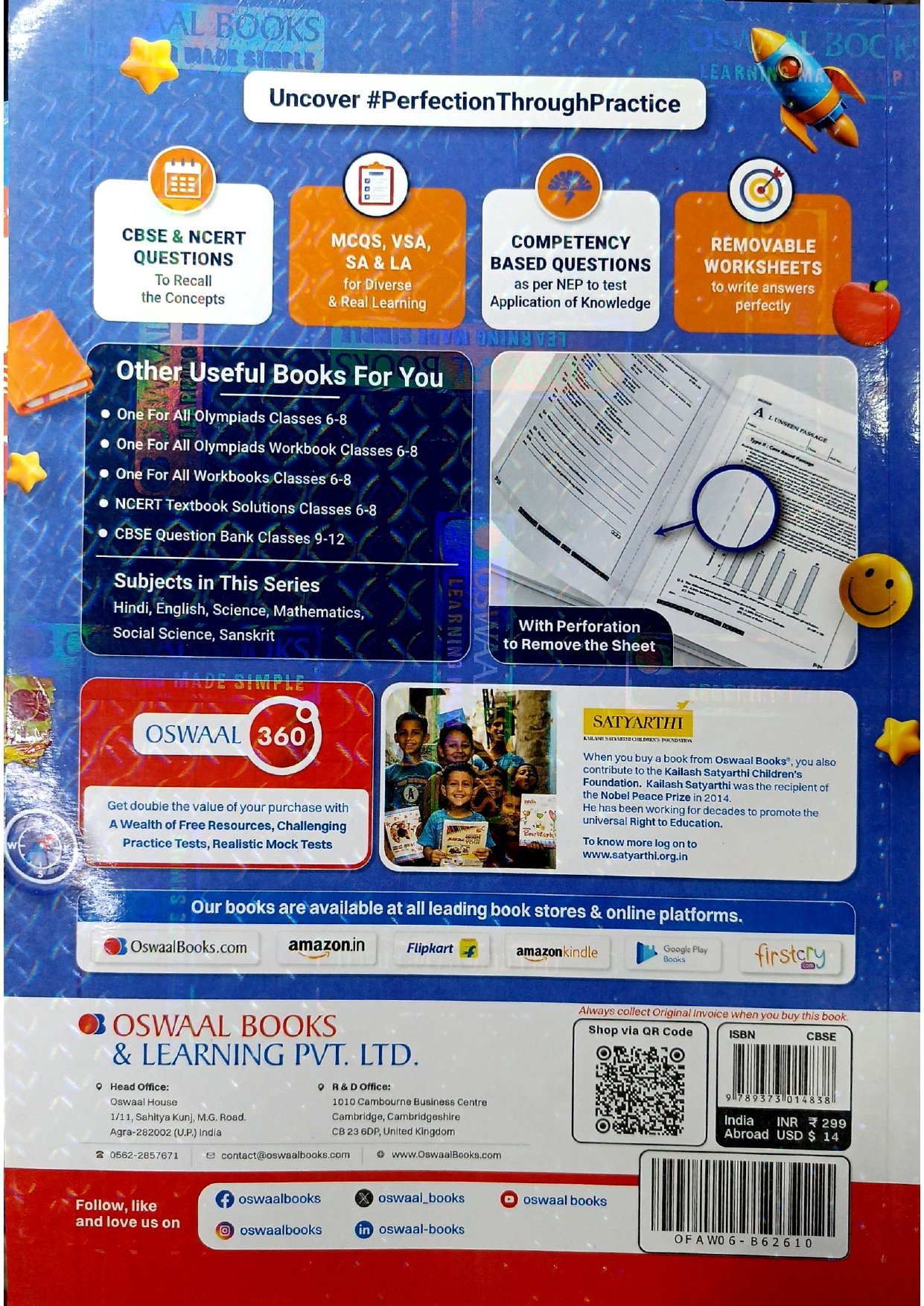 Oswaal One For All Workbook – Class 6 Hindi (Malhar) - Image 2