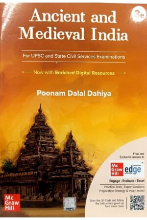 Ancient and Medieval India by Poonam Dalal Dahiya | 3rd Edition | English Medium
