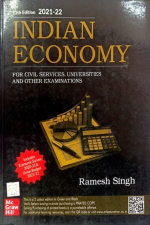 Indian Economy by Ramesh Singh | 13th Edition 2021-22 | McGraw Hill