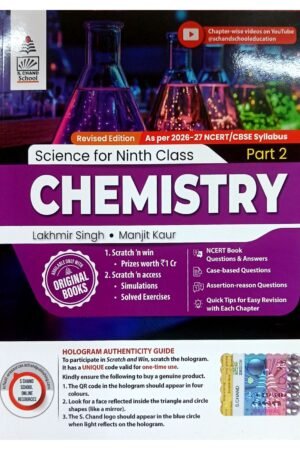 Science for Ninth Class – Chemistry Part 2 | Revised Edition for 2026–27 NCERT/CBSE Syllabus