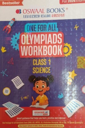 Oswaal One For All Olympiads Workbook Science Class 1 | 2026 Exam Edition | Practice Book for NSO, IOS, NSTSE & School Olympiads