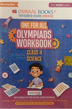 Oswaal One For All Olympiads Workbook Science Class 4 | 2026 Exam Edition | NSO, IOS, NSTSE & School Olympiad Preparation Book