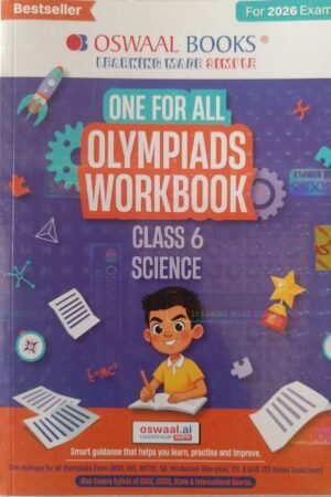 Oswaal One For All Olympiads Workbook Science Class 6 | 2026 Exam Edition | NSO, IOS, NSTSE & School Olympiad Preparation Book