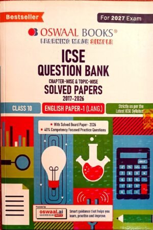 Oswaal ICSE Class 10 English Paper 1 (Language) Question Bank (2027 Exam)