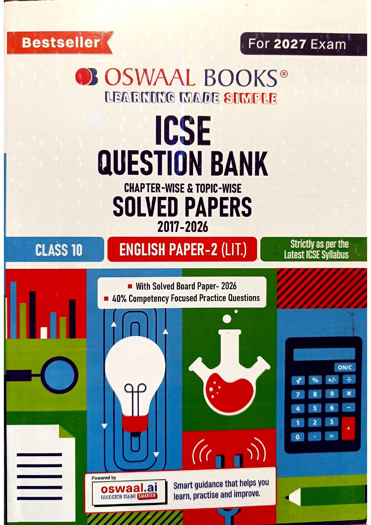 Oswaal ICSE Question Bank Class 10 English Paper-2 (Literature)