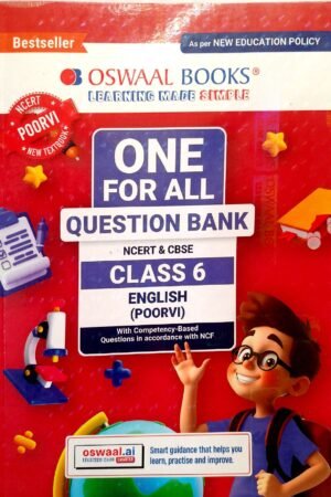 Oswaal One for All Question Bank Class 6 English (Poorvi)