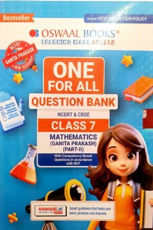 Oswaal One for All Question Bank Class 7 Mathematics (Ganita Prakash Part 2) | CBSE & NCERT | Latest NEP 2020 Edition