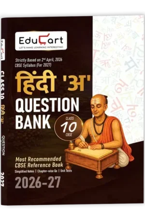 Educart CBSE Question Bank Hindi-A for Class-10 2026-27