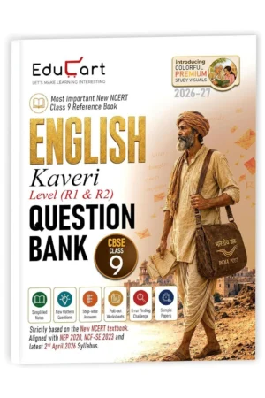 Educart CBSE Question Bank English Kaveri Class-9 R-1 & R-2 2026-27